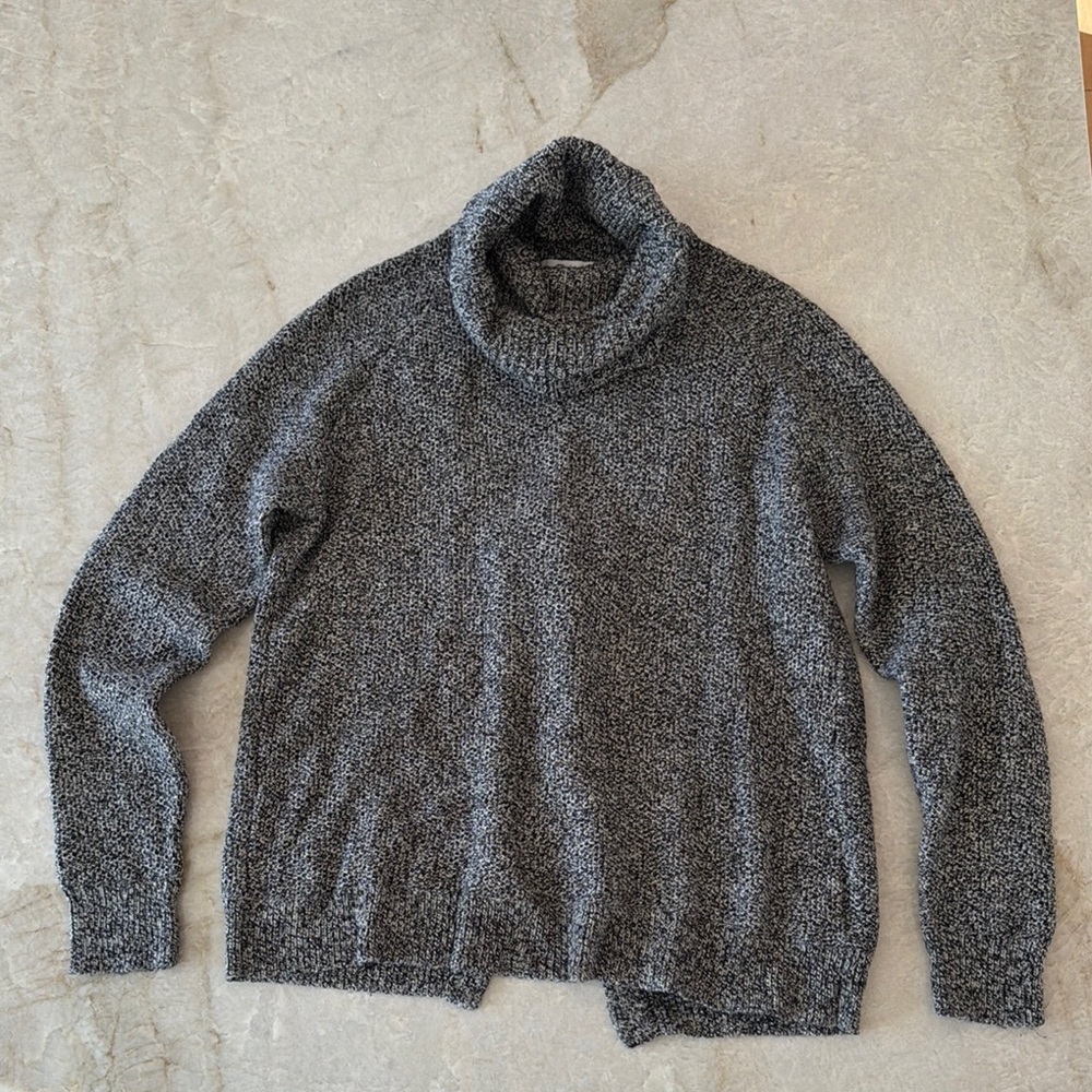 Gray Turtleneck Sweater